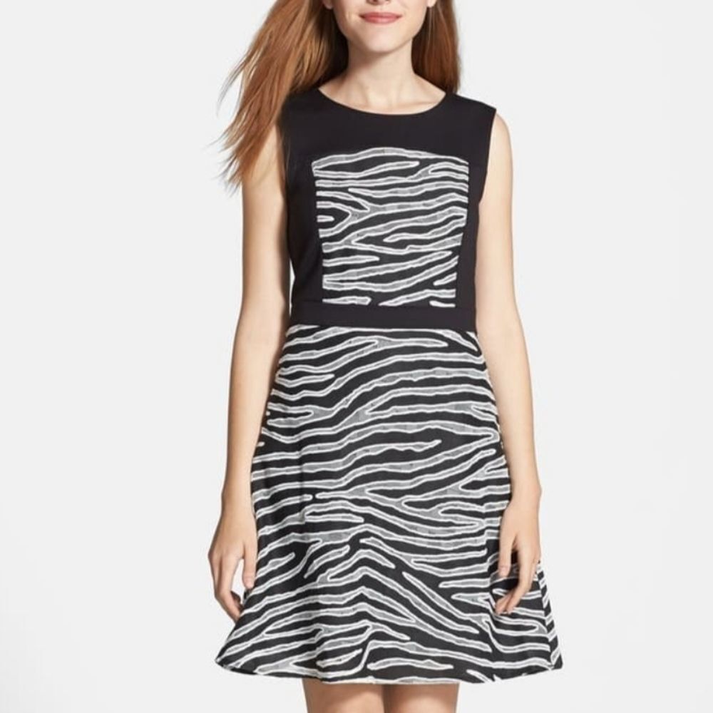 Kenneth Cole "The Dafny" Fit and Flare Dress